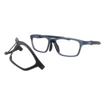 Armação de Óculos Speedo Pro-Tect 2 D01 Azul Translúcido - Armação de Óculos Speedo Pro-Tect 2 D01 Azul Translúcido -