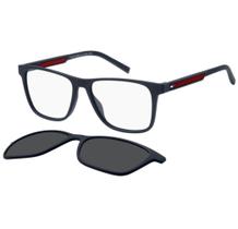 Armação De Óculos Tommy Hilfiger Th2203/c 8ru 55 Azul Fosco