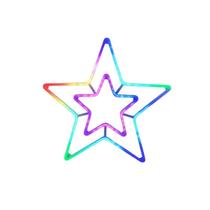 Armação Estrela 144 LEDs RGB Multifunções Bivolt - Global Armação Estrela 144 LEDs RGB Multifunções Bivolt - Global