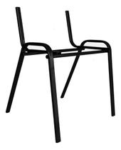 Armação Estrutura Para Cadeira Iso Empilhável Preto Ideal Para Montagem e Reposição