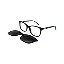 Armação Feminina Bulget Gatinho BG6435-G21 Com Clip On
