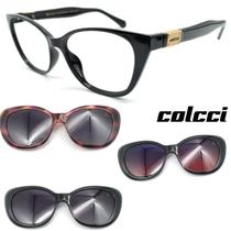 Armação Feminina Colcci Bandy 6122 A02 com 3 Clipons Mpx Armação Feminina Colcci Bandy 6122 A02 com 3 Clipons Mpx