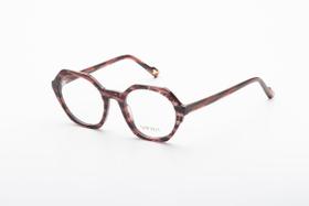 Armação Feminina Safira Sextavada JS9019 C5 50 Armação Feminina Safira Sextavada JS9019 C5 50
