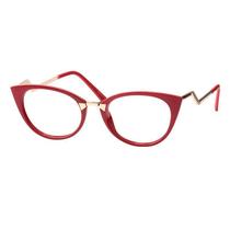 Armação Gatinho Luxuosa Para Óculos De Grau De Acetato
