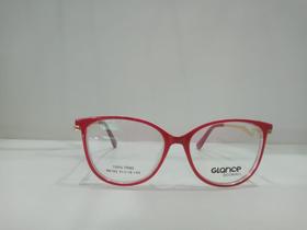 Armação Glance acetato vermelha