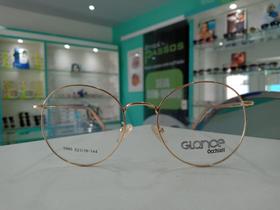 Armação glance metal dourada