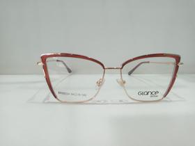 Armação Glance metal vermalha