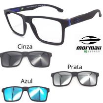 Armação Grau Oculos Mormaii Swap Ng 6098 + 3 Clipons cap