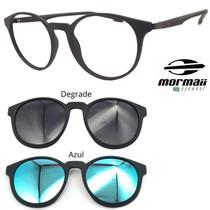 Armação Grau Redondo Mormaii Swap 2 6071 com 2 Clipons DA