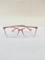 Armação infantil feminina de acetato roa com degrade transparente