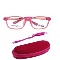 Armação Infantil Ultraflexível Silmo Kids Sk18121 Pink 51-16