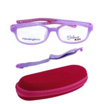 Armação Infantil Ultraflexível Silmo Kids Sk18121 Purple