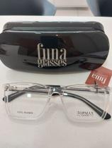 Armação masculina transparente em acetato Armação masculina transparente em acetato