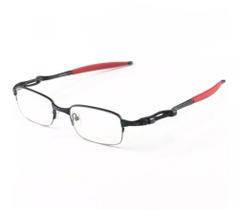 Armação Mola Óculos Para Grau Descanso Vermelho Leitura Juliet Vilão