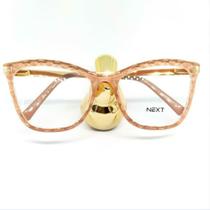 Armaçao Next - Dourado e Rose 3d Armaçao Next - Dourado e Rose 3d