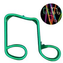 Armação Nota Musical Neon LED Verde 127V Decoração Casa Estúdio Quarto 801716