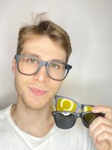 Armação Óculos Clipon 3 Em 1 Grau Quadrado El Salvador