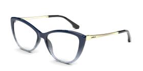 Armação Óculos Colcci Agatha C6147kce55 Azul Brilho Degrade Translucido