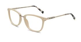 Armacao Óculos Colcci Anna C6095b7254 Branco Off White Brilho Dourado