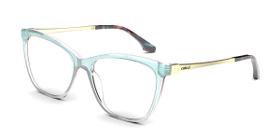 Armação Óculos Colcci Marie 2 C6148kcd55 Azul Parede Rosa Degrade Translucido cat1 -