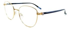 Armação Óculos De Grau Bulget Bg1756t 04b 55 19 140 Dourado