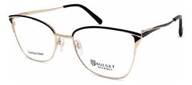 Armação Óculos De Grau Bulget Bg2122n 09a 55 17 140 Dourado/preto