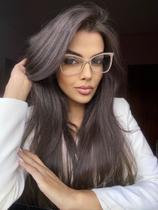 Armação Óculos de Grau Feminina Acetato Gatinho Elisa Óculos Sunrise