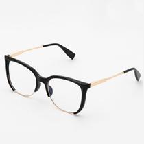 Armação Óculos De Grau Feminina Metal Quadrado Luise- Óculos Sunrise