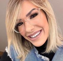 Armação Óculos De Grau Feminina Quadrada Quaraí Transparente