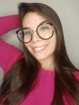 Armação Óculos de Grau Feminina Redondo Ferry Preta 2.0