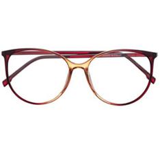 Armação Óculos De Grau Feminina Redondo Med Marrom Brilhoso - Palas Eyewear