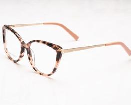 Armação Óculos de Grau Feminina Retangular Place Animal Print
