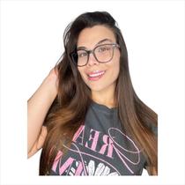 Armação Óculos De Grau Feminino Gatinho Preto Daniela