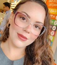 Armação óculos de grau feminino, modelo gatinho Armação óculos de grau feminino, modelo gatinho