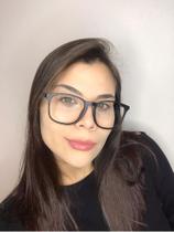 Armação Óculos De Grau Feminino Quadrado Laila Preto
