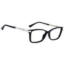 Armação Óculos De Grau Feminino Quadrado Moderno Preto Tremix 633293