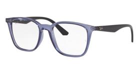 Armação Óculos de Grau Feminino Ray Ban RB7177L 5995 51 Azul