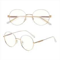 Armação Óculos De Grau Feminino Redondo Molly Round Branco Armação Óculos De Grau Feminino Redondo Molly Round Branco
