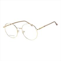 Armação Óculos De Grau Feminino Redondo Molly Round Dourado