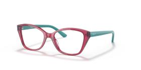 Armação Óculos de Grau Infantil Feminino Vogue KIDS Transparente/Vermelho VY20102831