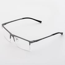 Armação Óculos de Grau Masculino Alumínio Retangular Ítalo- Óculos Sunrise