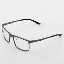 Armação Óculos de Grau Masculino Alumínio Retangular Sean- Óculos Sunrise