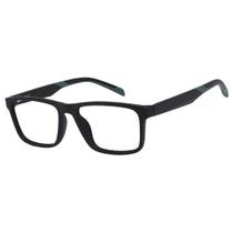 Armação Óculos De Grau Masculino Esportivo Preto Verde 1006 - Izaker