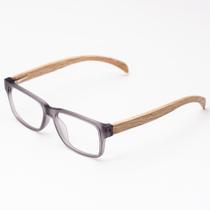 Armação Óculos de Grau Masculino Haste de Bambu Theo- Óculos Sunrise