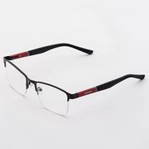 Armação Óculos de Grau Masculino Metal Retangular Logan- Óculos Sunrise