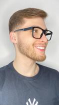 Armação Óculos De Grau Masculino Quadrado Fernando