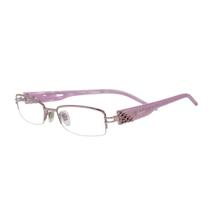 Armação Óculos de Grau Meio Aro Feminino Skylon Eyewear S163