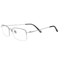 Armação Óculos De Grau Meio Aro Metal Skylon Eyewear S144