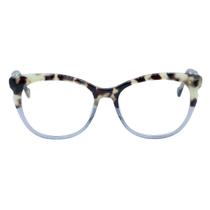 Armação Óculos de Grau Sorelle Feminina Gatinho Acetato Oncinha Cristal Armação Óculos de Grau Sorelle Feminina Gatinho Acetato Oncinha Cristal