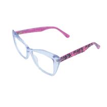 Armação Óculos de Grau Sorelle Feminino Misto Cristal Rosa Armação Óculos de Grau Sorelle Feminino Misto Cristal Rosa